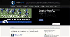 Desktop Screenshot of carmelbands.org