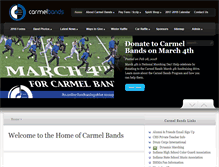 Tablet Screenshot of carmelbands.org
